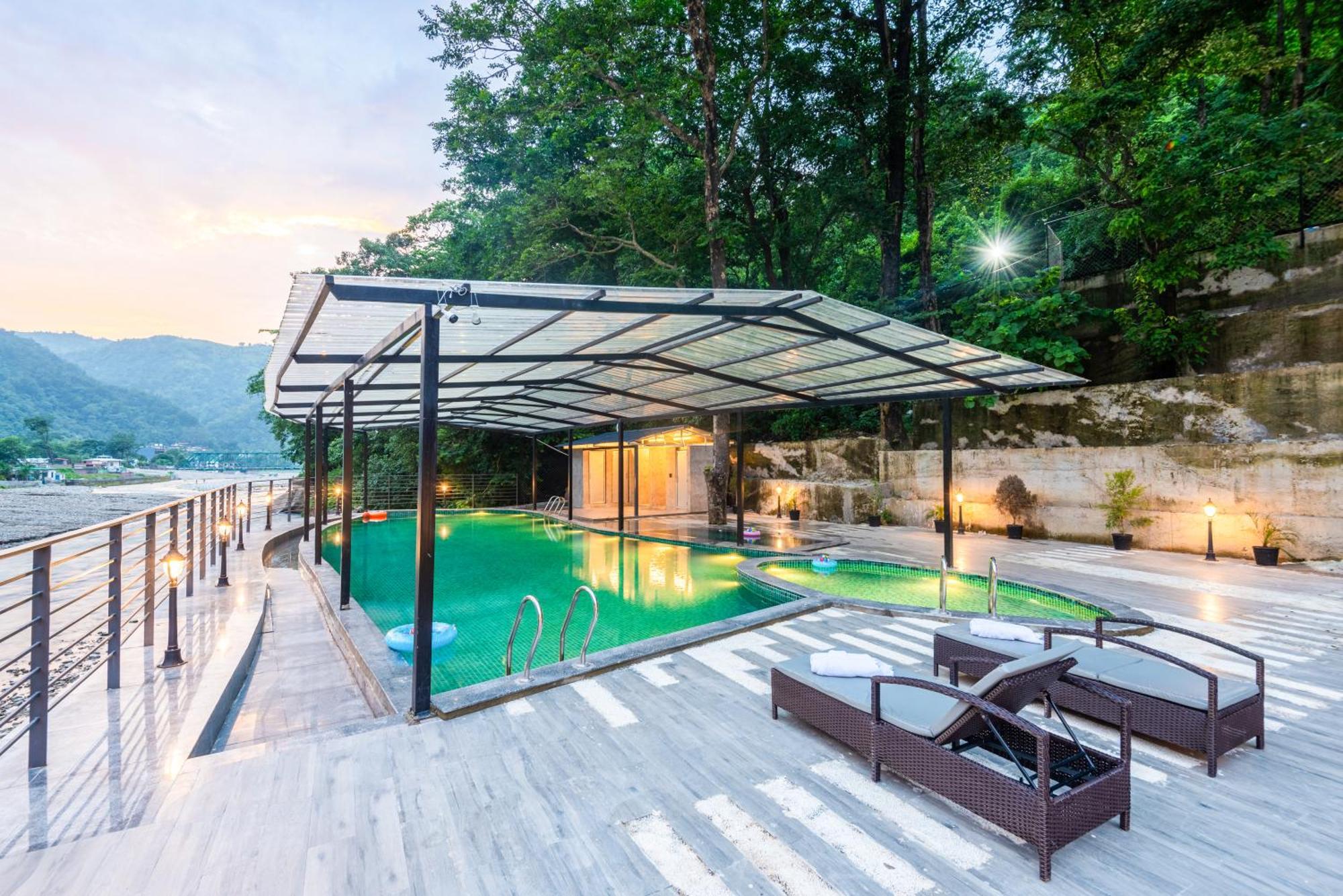 Dls Divine River Resort And Spa, Rishīkesh Zewnętrze zdjęcie