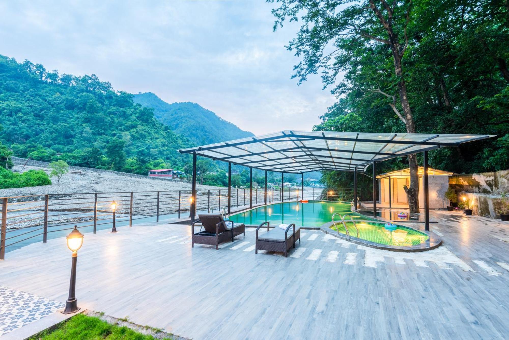 Dls Divine River Resort And Spa, Rishīkesh Zewnętrze zdjęcie